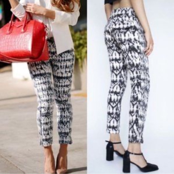 Isabel Marant x H&M woman’s Patterned jeans size 8 - Picture 4 of 7